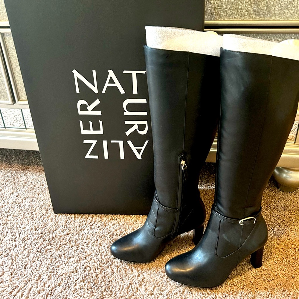 Naturalizer Black Knee High Boots